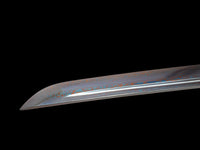 Japanese Samurai Sword Blue Blade Folded Steel Katana SHIJIAN180705