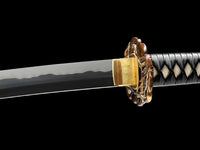 Japanese Samurai Sword High Carbon Steel Clay Tempered Katana SHIJIAN180707