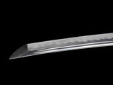 Japanese Samurai Sword Folded Steel Clay Tempered Katana SHIJIAN180708