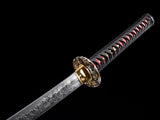 Japanese Samurai Sword Folded Steel Clay Tempered Katana SHIJIAN190303