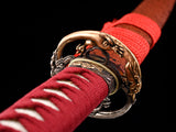 Japanese Samurai Sword High Carbon Steel Clay Tempered Katana SHIJIAN190304