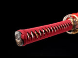 Japanese Samurai Sword High Carbon Steel Clay Tempered Katana SHIJIAN190304