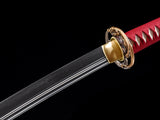 Japanese Samurai Sword High Carbon Steel Clay Tempered Katana SHIJIAN190304