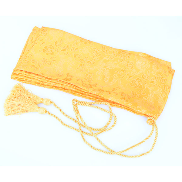 Chinese Dragon Golden Silk Sword Bag For Japanese Samurai Sword