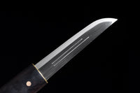 Japanese Samurai Sword Folded Steel Tantō SHIJIAN190803