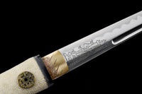 Japanese Samurai Sword Folded Steel Tantō SHIJIAN190806